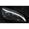 Mercedes Benz W204 C-class (07-10) priekšējie LED Dayline lukturi, hromēti